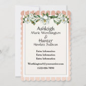 Invitation Magnolias - Un Jour De Charme Pour Un Mariage - In (Dos)