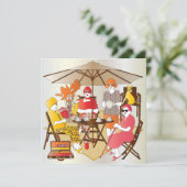 Invitation Mah Jongg Tea Party (Debout devant)