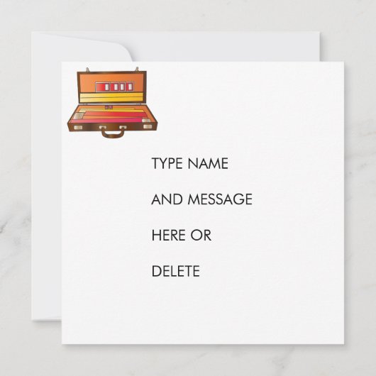 Invitation Mah Jongg Tea Party (Dos)