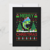 Invitation Mahi Mahi Fish Lover Xmas Tree Santa Mahi Mahi Chr (Devant)