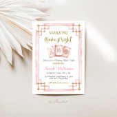 Invitation Mahjong Game Soirée