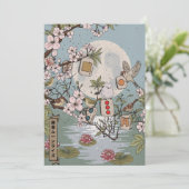 Invitation Mahjong Lever de Lune (Debout devant)