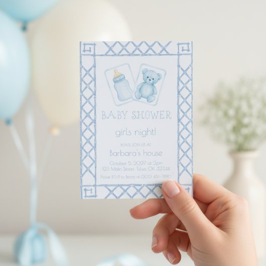 Invitation mahjong party lover Green Dragon Bamboo