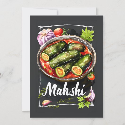 Invitation Mahshi Extravaganza Montrez effectivement utilisé  (Devant)