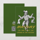 Invitation Mai Jour Le Temps De Mettre Le Printemps Dans Le F (Devant / Derrière)