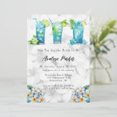 Invitation Mai Tai Pour Que La Mariée Soit Douche (Debout devant)