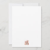 Invitation Maigre lapins serrés (Dos)