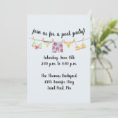 Invitation maillot de bain (Debout devant)