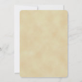 Invitation Main blanche dessinée Paisley, Fête des mariées ru (Dos)