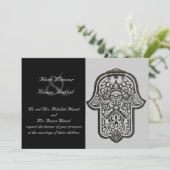 Invitation Main de Hamsa au henné (Mariage) (Debout devant)