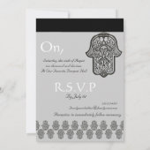 Invitation Main de Henné Hamsa (Mariage) (Dos)
