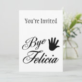 Invitation Main de ondulation de fantaisie secondaire de (Debout devant)