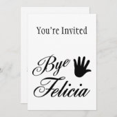 Invitation Main de ondulation de fantaisie secondaire de (Devant / Derrière)