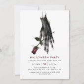 Invitation Main de sorcière déplaisante | Fête d'Halloween mo (Devant)