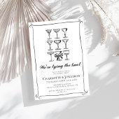 Invitation Main de Whimsical tiré Martini