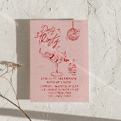 Invitation Main Drawn Dirty Trente 30e Fun Birthday Party