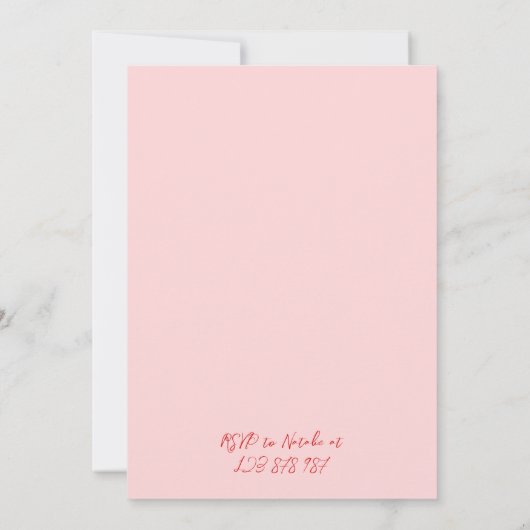 Invitation Main Drawn Dirty Trente 30e Fun Birthday Party (Dos)