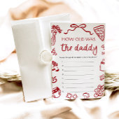 Invitation Main Italienne Rouge Dessinée Comme L'Ancien Était