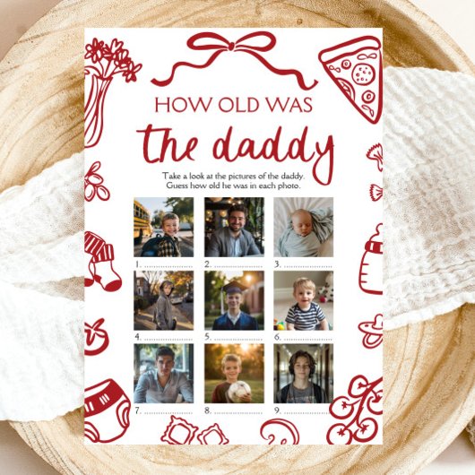 Invitation Main Italienne Rouge Dessinée Comme L'Ancien Était