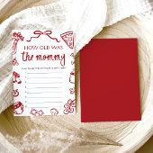 Invitation Main Italienne Rouge Dessinée Comme L'Ancien Était