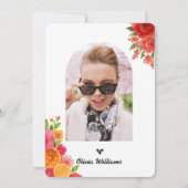 Invitation Main Squeeze | Chic Citronique Enterrement de Vie  (Dos)