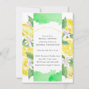 Invitation Main Squeeze   Citrus   Fête de mariage jaune citr