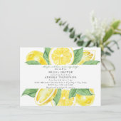 Invitation Main Squeeze | Citrus | Fête de Mariage Jaune Citr (Debout devant)