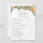 Invitation Main Squeeze Citrus qui connaît le couple meilleur (Devant)