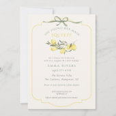 Invitation Main Squeeze Citrus Sage Green Bridal Shower (Devant)