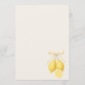 Invitation Main Squeeze Coquette Bow Bridal Shower (Dos)