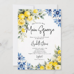 Invitation Main Squeeze Lemon Carrelage Bleu Rose 2 Jour de M