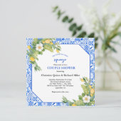 Invitation Main Squeeze Lemon et Marocain Carrelage couple Do (Debout devant)