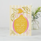 Invitation Main Squeeze Mariage Lemon Dessiné à la Main (Debout devant)