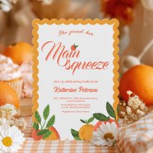 Main Squeeze orange Fête de Mariage Bright