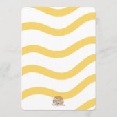 Invitation Main Squeeze Squishy Anniversaire Bleu Orange (Dos)