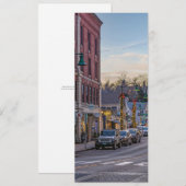 Invitation Main Street à Mystic, Connecticut (Devant / Derrière)