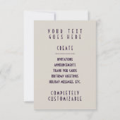 Invitation main sur coeur (Dos)