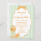 Invitation Main Tirée Un Spritz Ancien Aperol Spritz Annivers (Devant)