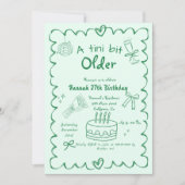 Invitation Main Tirée Un Tini Un Peu Plus Ancien Martini Anni (Devant)