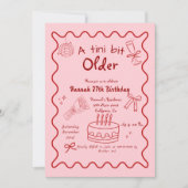 Invitation Main Tirée Un Tini Un Peu Plus Ancien Martini Anni (Devant)