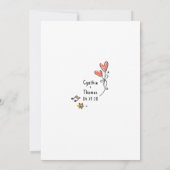 Invitation Main Whimsical tiré Funky Engagement Party (Dos)