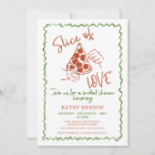 Invitation Main Whimsical Tirée tranche De Fête des mariées D (Devant)