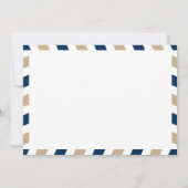 Invitation Maine + Massachusetts | Fête des mariées (Dos)