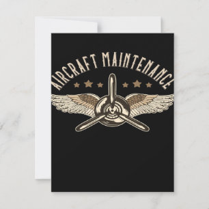 Invitation Maintenance des aéronefs   Conception Cool