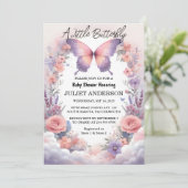 Invitation Maintenant Baby shower Bug Boho Soft Glow Live But (Debout devant)