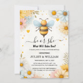 Invitation Maintenant Bug Daisy Bloom Rustic Busy Bee Genre R (Devant)