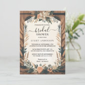 Invitation Maintenant Garden Spring Boho Boho Fête des mariée (Debout devant)