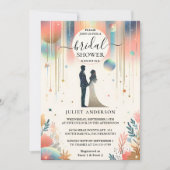 Invitation Maintenant Glam Bright Pastel Ombre Parties scinti (Devant)