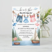 Invitation Maintenant Hook Bait Amusants Wood Fish Fishing Se (Debout devant)