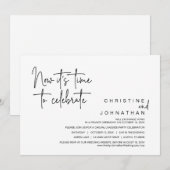 Invitation Maintenant, il est temps de célébrer la fête du Ma (Devant / Derrière)